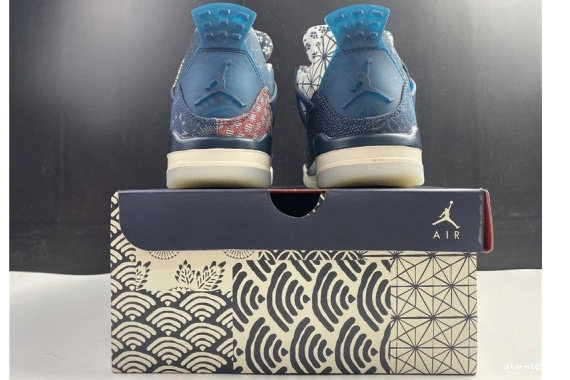 4 Jordan Air Retro Sashiko CW0898-400 CW0898-400 SE 0728